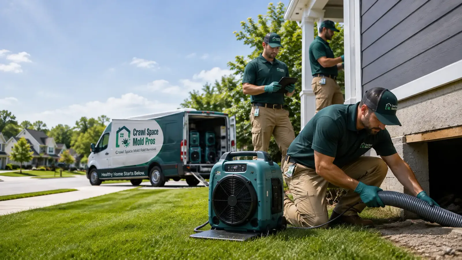 Crawl Space Mold Removal in Brohman, MI
